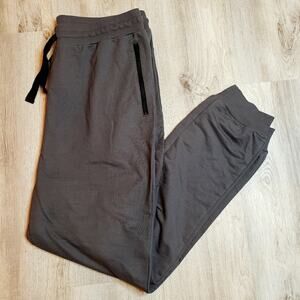 Womens Loose Fit Joggers with Zippered Pockets Small